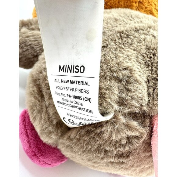 Zanmang Loopy 10” Plush in Red Panda Costume Miniso Licensed - Picture 6 of 6